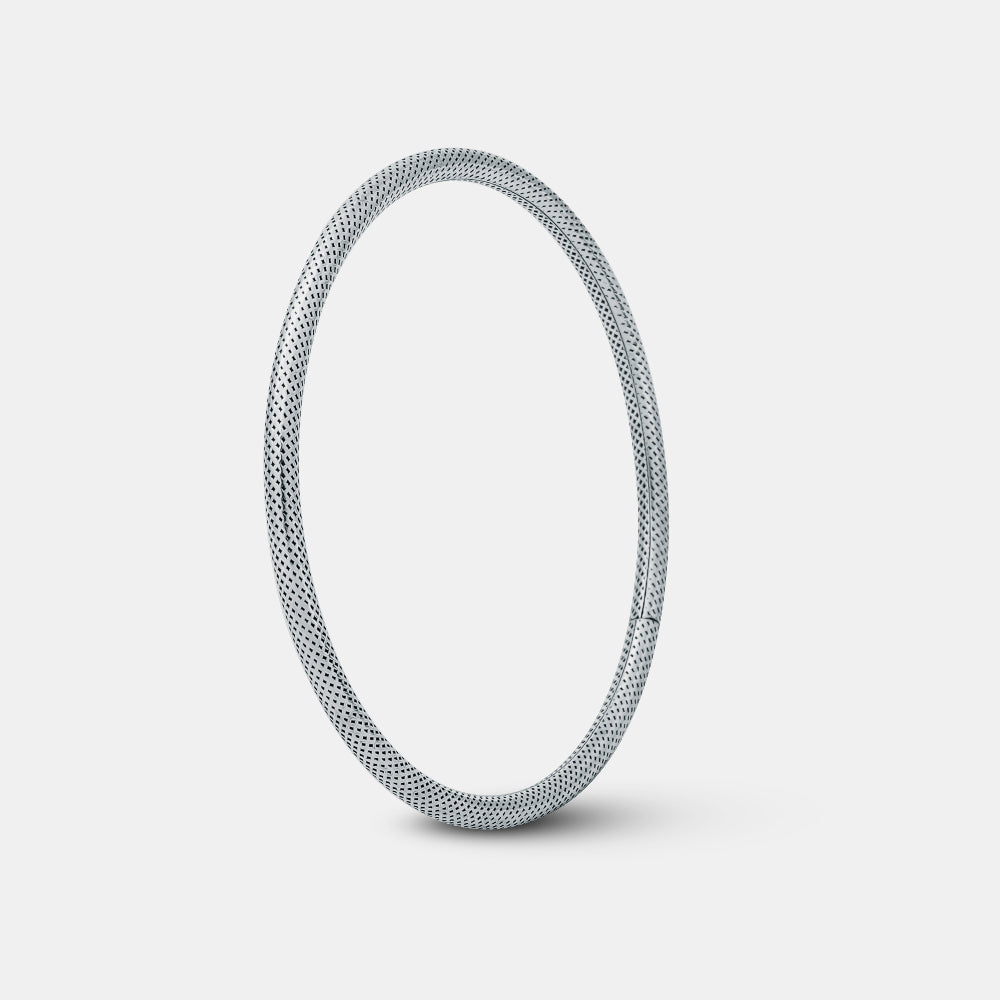 Textured Hollowpipe Bangle