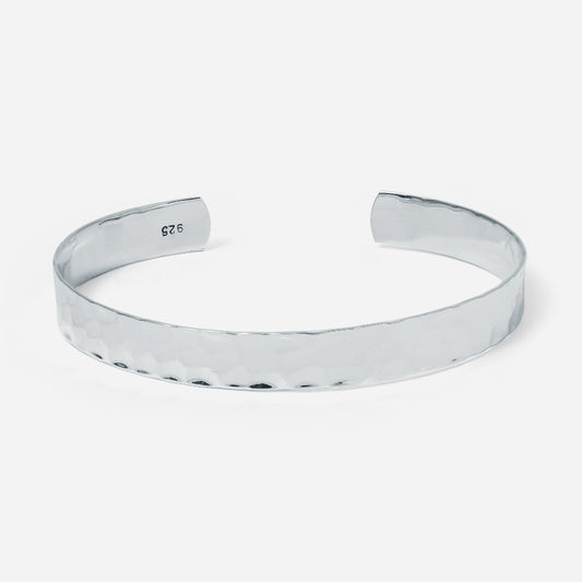 Modern Hammered Cuff
