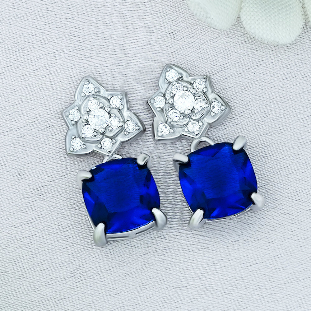 Blue Stone Earrings
