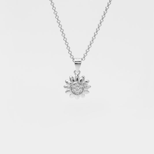 Sparkling Sunburst Pendant