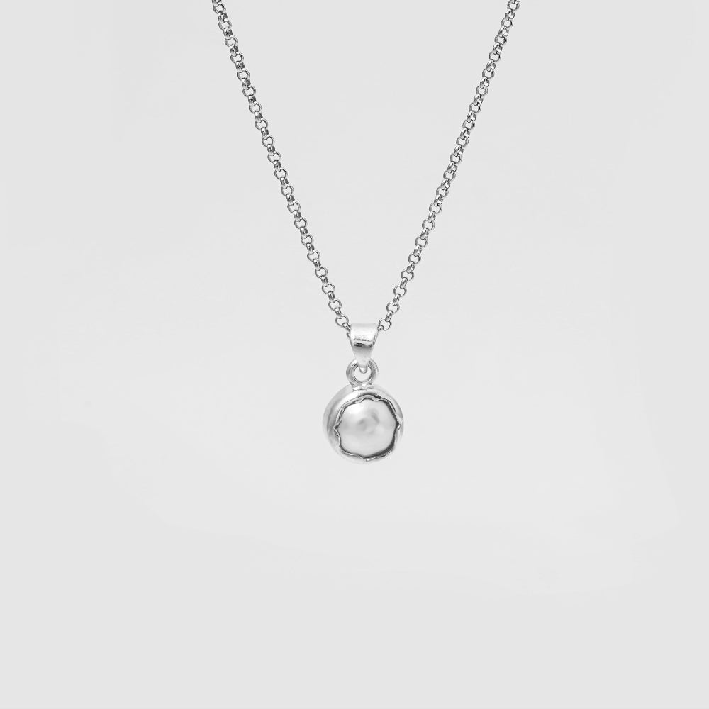 Silver Pearl Pendant