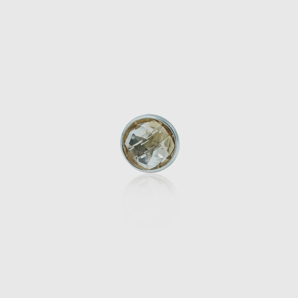 Sunshine Citrine Studs