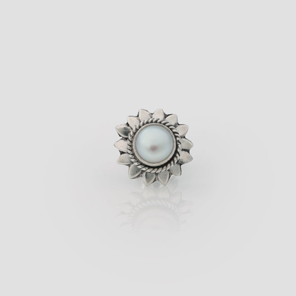 Sunflower Pearl Studs