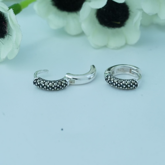 Vintage Sparkle Hoops