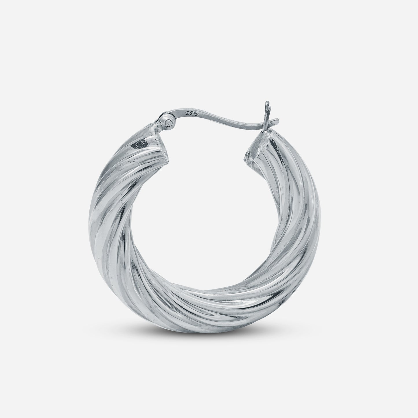 Elevated Twist Hoops