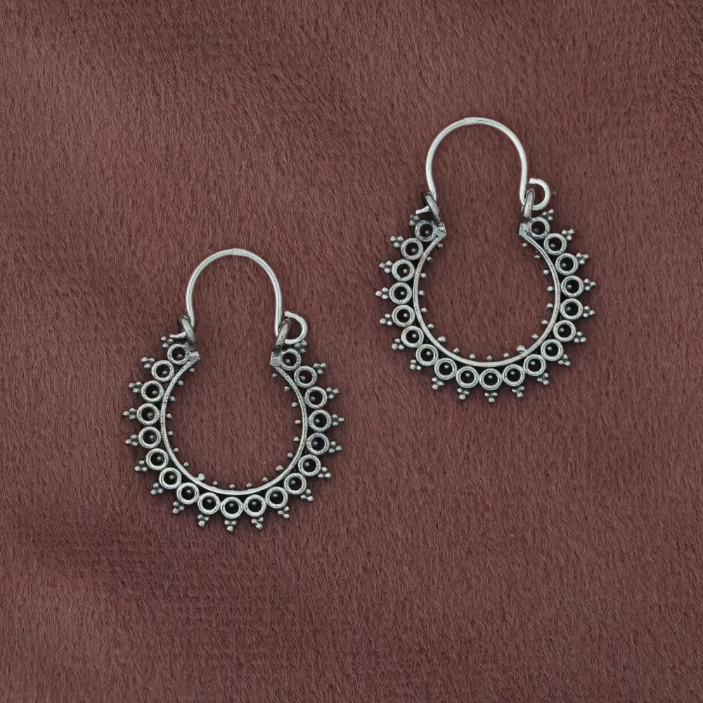 Vintage Tribal Hoops