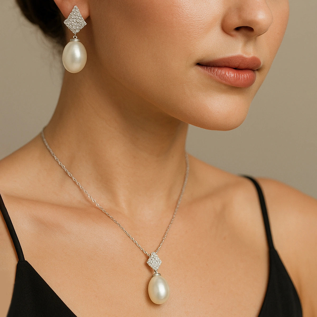 Sterling Pearl Necklace