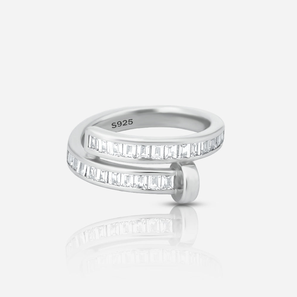 Spiral Silver Ring