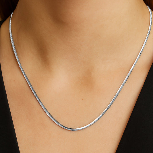 pure silver chain for women