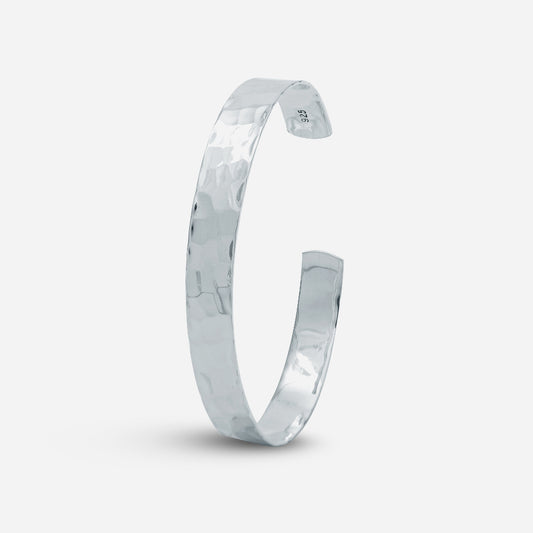 Modern Hammered Cuff