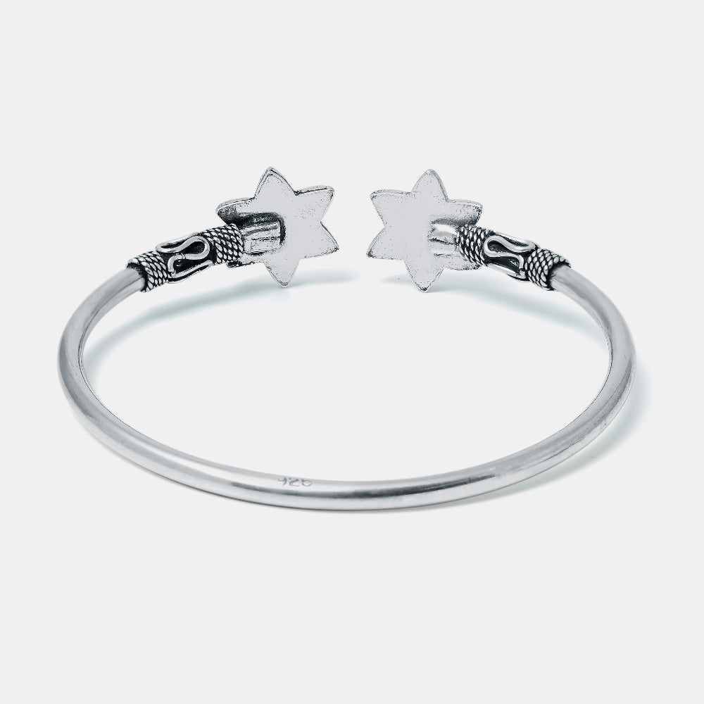 Floral Hollowpipe Bangle