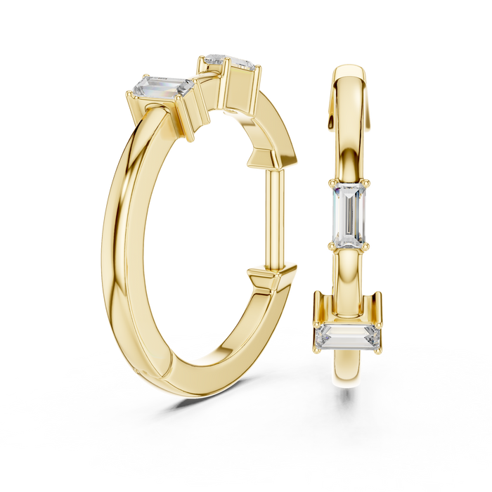 The Astraea — Round Solitaire Lab-Grown Diamond Stud Earrings