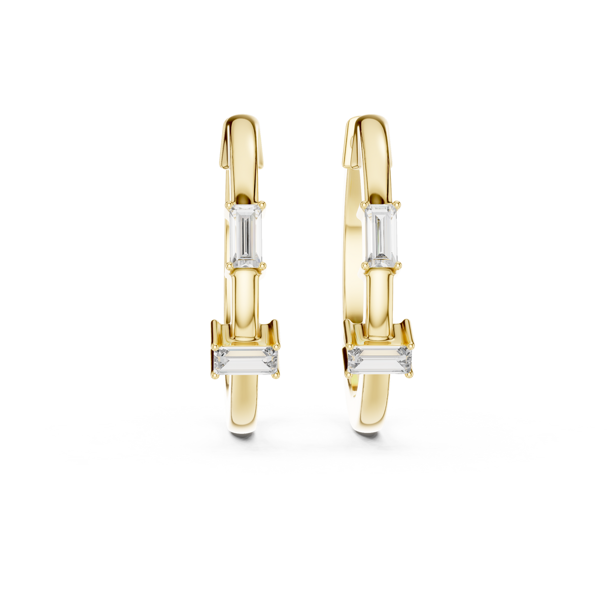 The Astraea — Round Solitaire Lab-Grown Diamond Stud Earrings