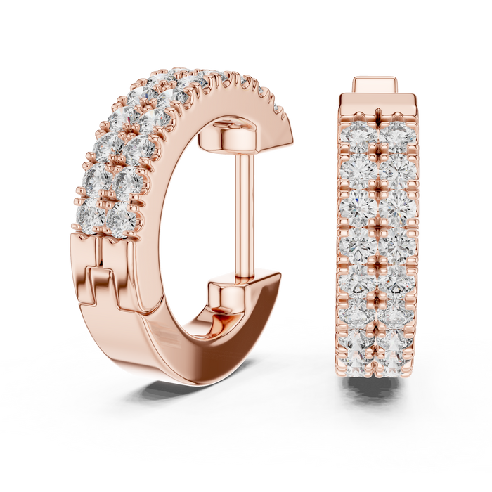 The Jolisse — Round Cluster Stud Earrings