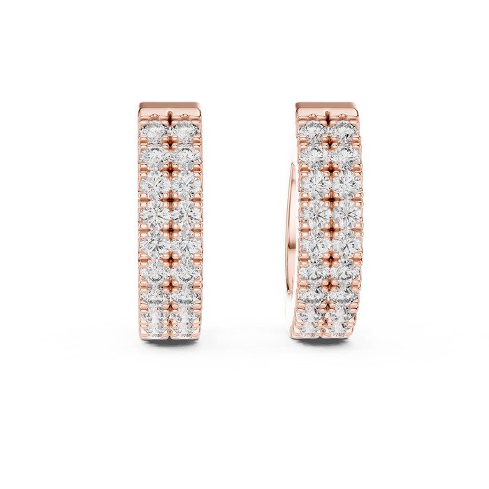The Jolisse — Round Cluster Stud Earrings
