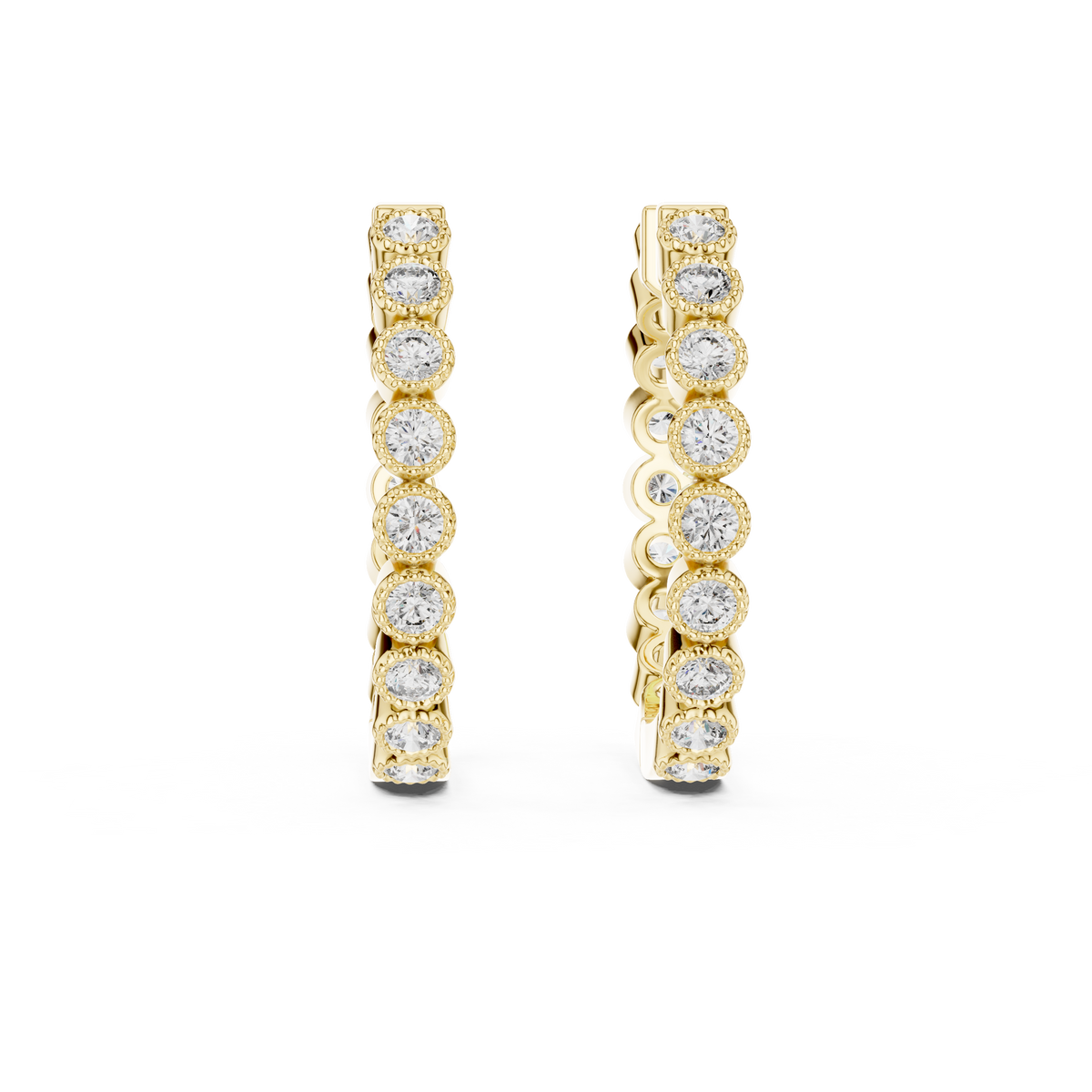 The Katarina — Round Cluster Stud Earrings