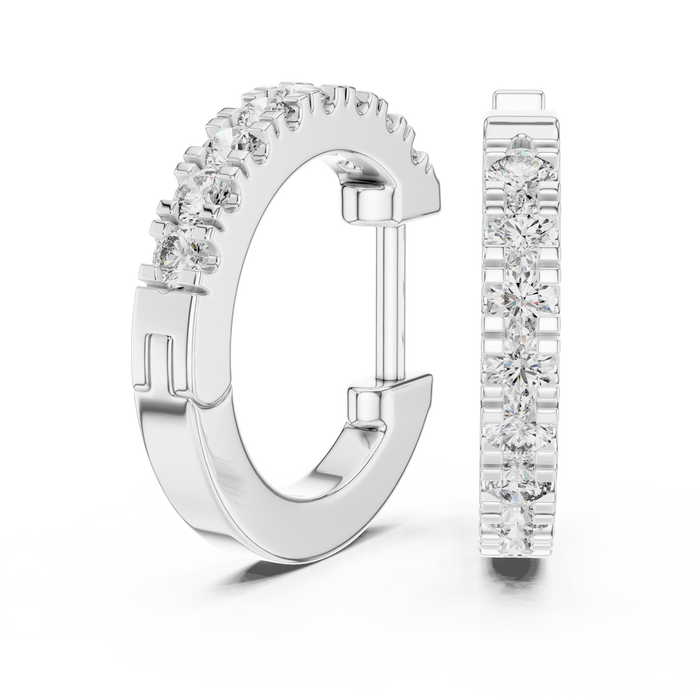 The Morgane — Round Cluster Stud Earrings