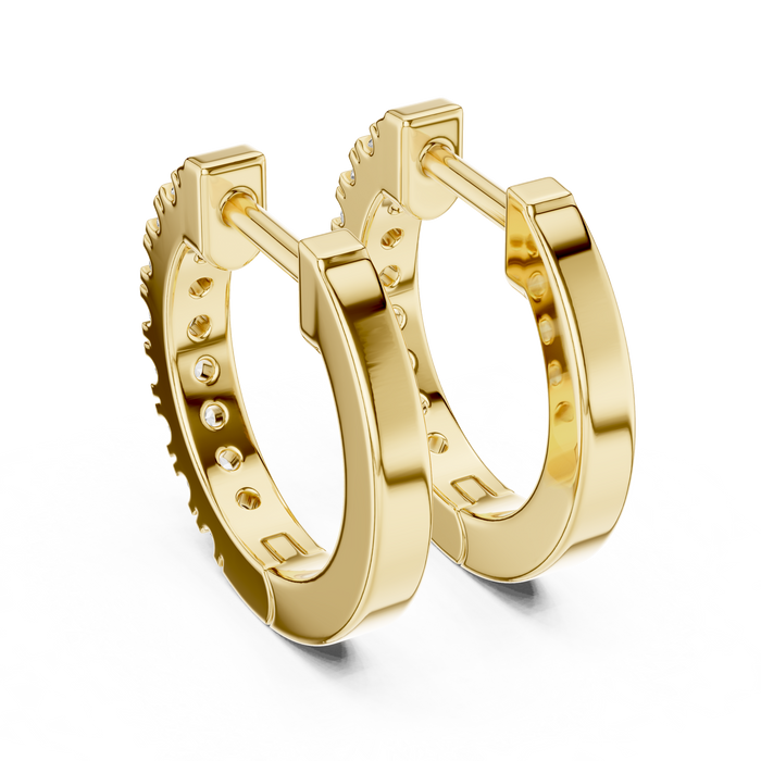 The Morgane — Round Cluster Lab-Grown Diamond Stud Earrings