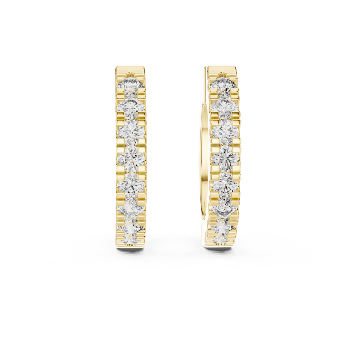 The Morgane — Round Cluster Stud Earrings