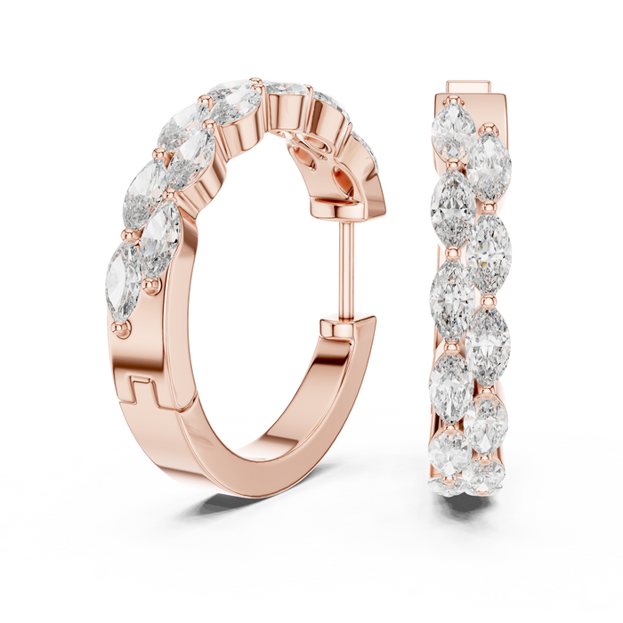 The Nastasia — Marquise Cluster Stud Earrings