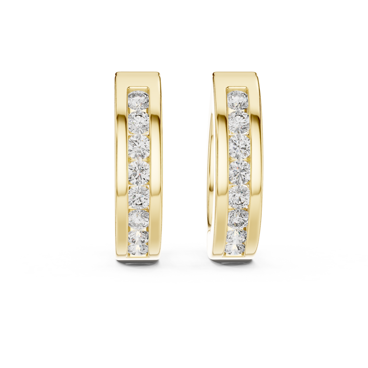 The Oriane — Round Cluster Lab-Grown Diamond Stud Earrings