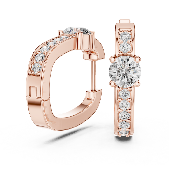 The Primavera — Round Cluster Stud Earrings