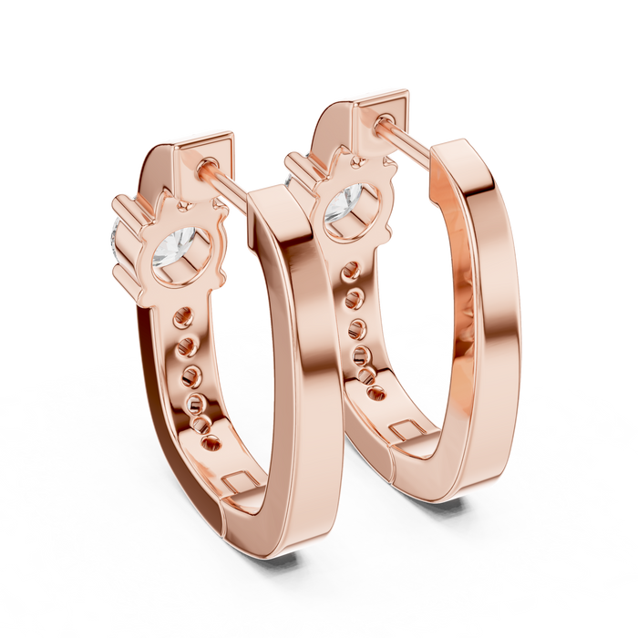 The Primavera — Round Cluster Stud Earrings