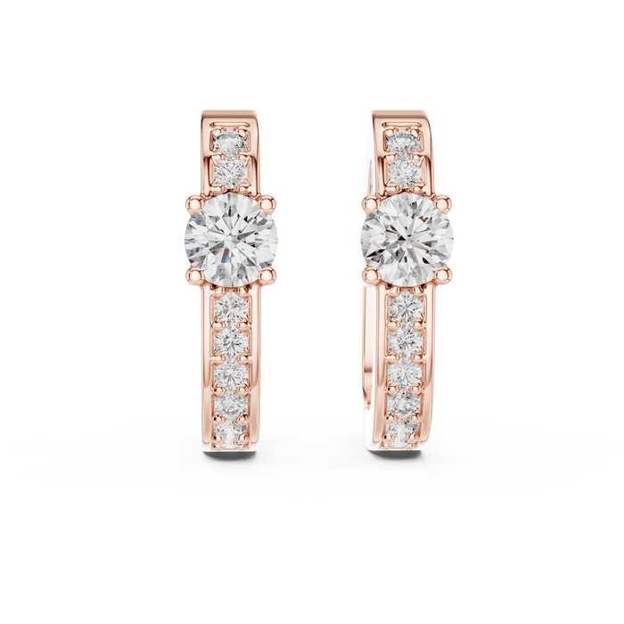 The Primavera — Round Cluster Stud Earrings