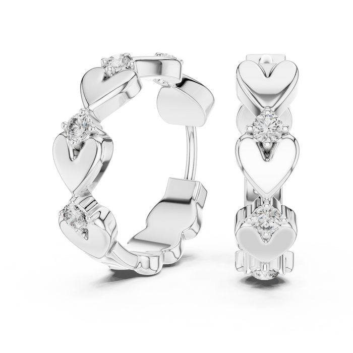 The Thessaly — Round Halo Stud Earrings