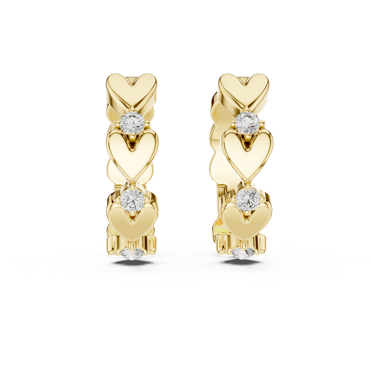 The Thessaly — Round Halo Stud Earrings