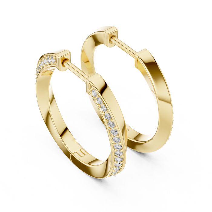 The Aveline — Round Chandelier Lab-Grown Diamond Drop Earrings