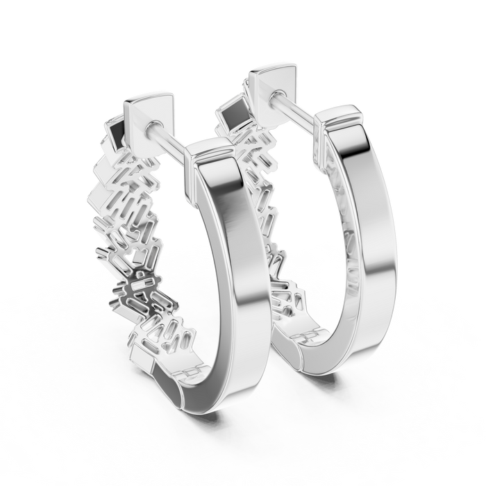 The Béatrix — Round Pavé Drop Earrings