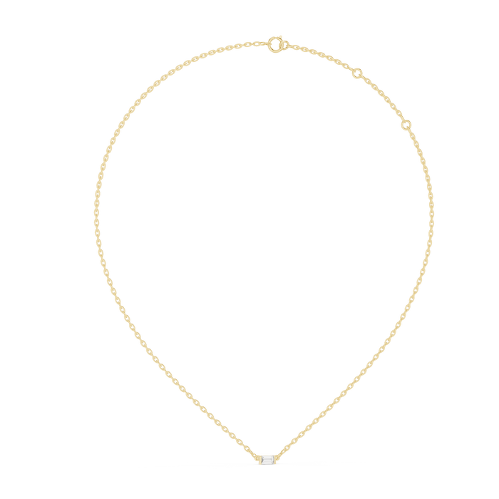 Lucienne Emerald-Cut Lab-Grown Diamond Pendant