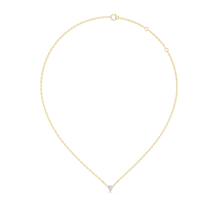 Mirabelle Trapezoid Emerald Lab-Grown Diamond Pendant