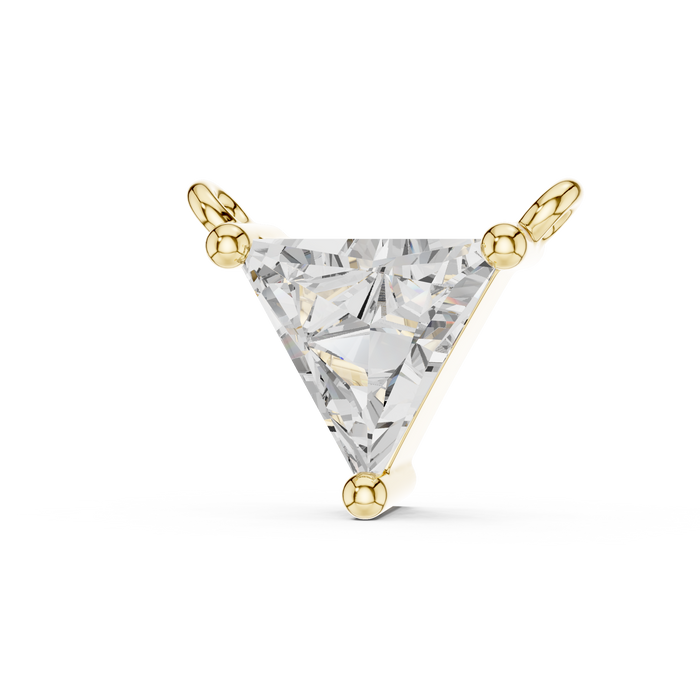 Mirabelle Trapezoid Emerald Lab-Grown Diamond Pendant