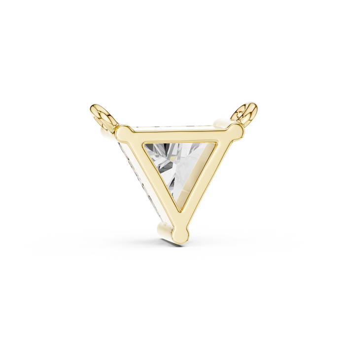 Mirabelle Trapezoid Emerald Lab-Grown Diamond Pendant