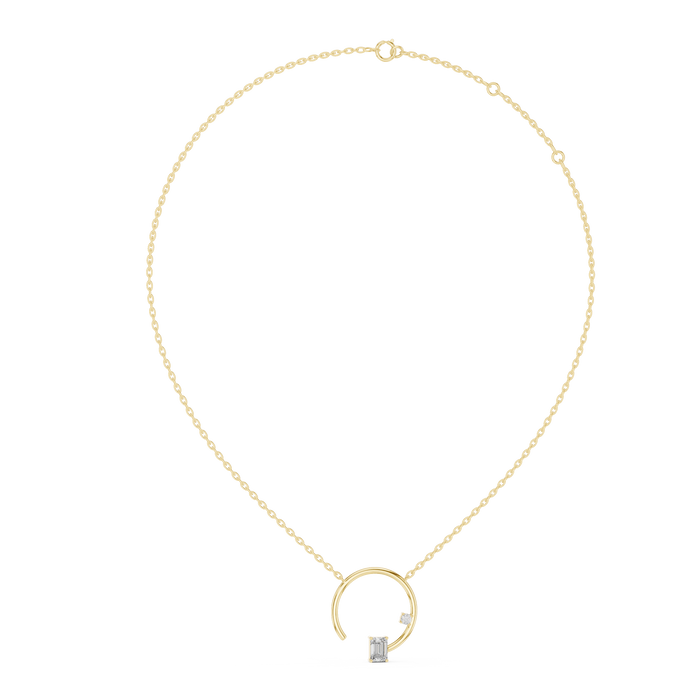 Séraphine Drop Hoop Lab-Grown Diamond Pendant