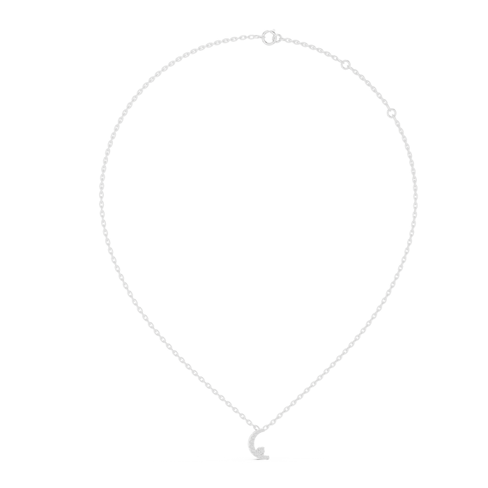 Liora Crescent Pave Pendant
