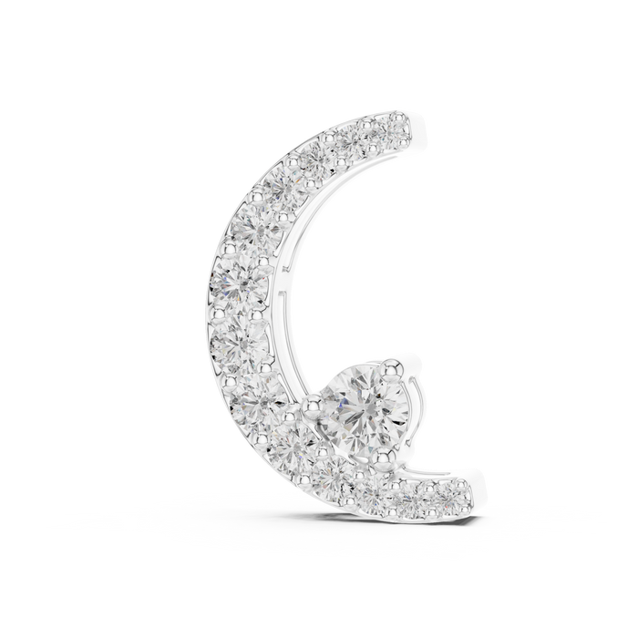 Liora Crescent Pave Pendant