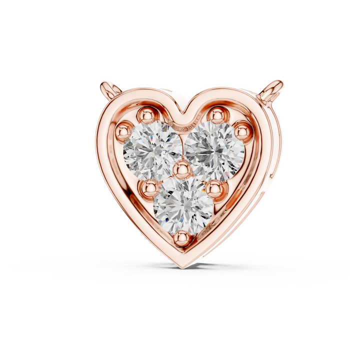 Estelle Heart Pave Pendant