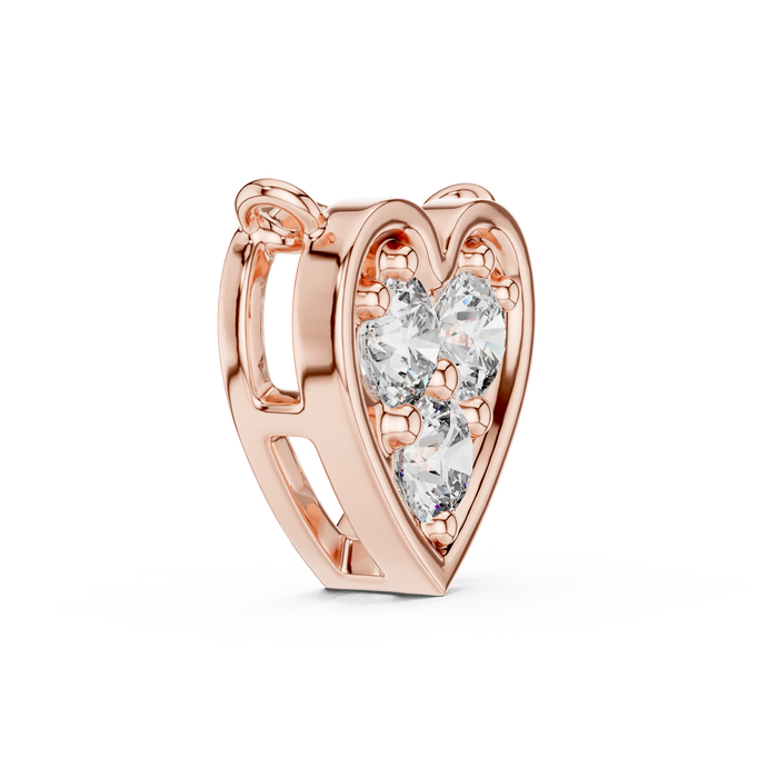 Estelle Heart Pave Pendant