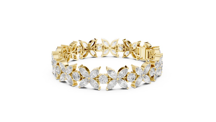 The Philippa — Marquise Eternity Tennis Lab-Grown Diamond Bracelet