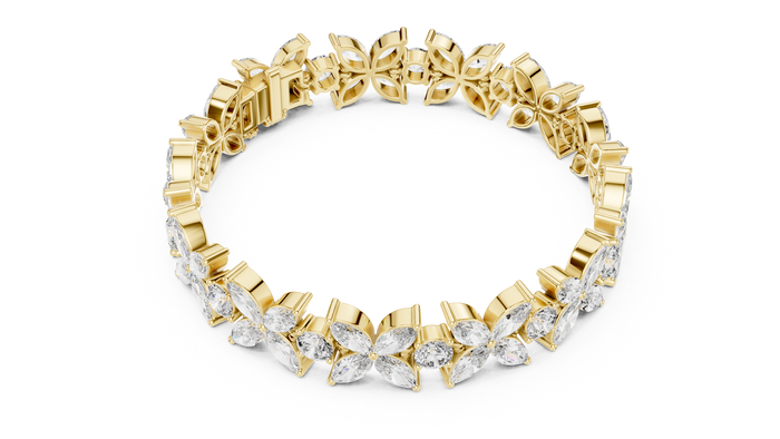 The Philippa — Marquise Eternity Tennis Lab-Grown Diamond Bracelet
