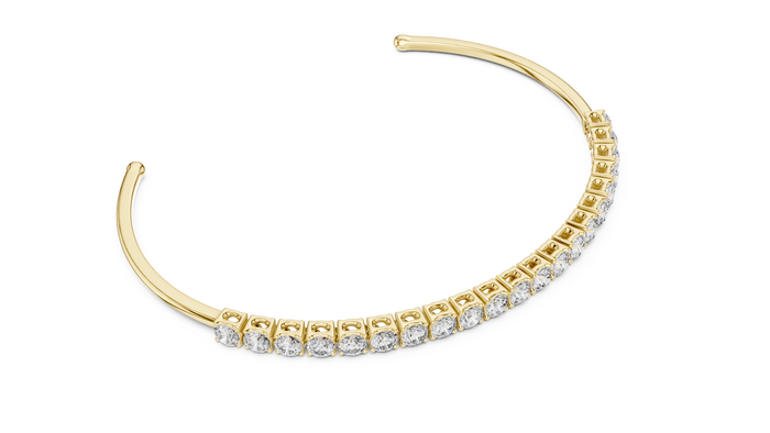 The Rosaline — Round Tennis Lab-Grown Diamond Bracelet