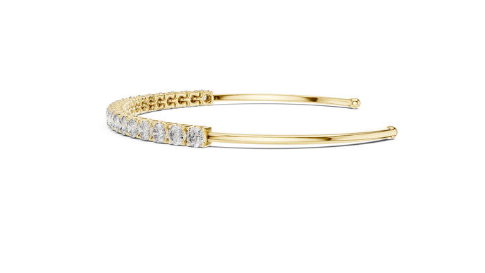 The Rosaline — Round Tennis Lab-Grown Diamond Bracelet