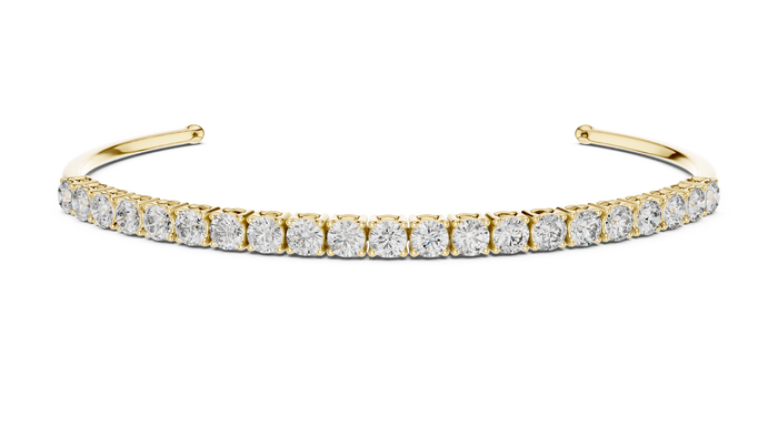 The Rosaline — Round Tennis Lab-Grown Diamond Bracelet