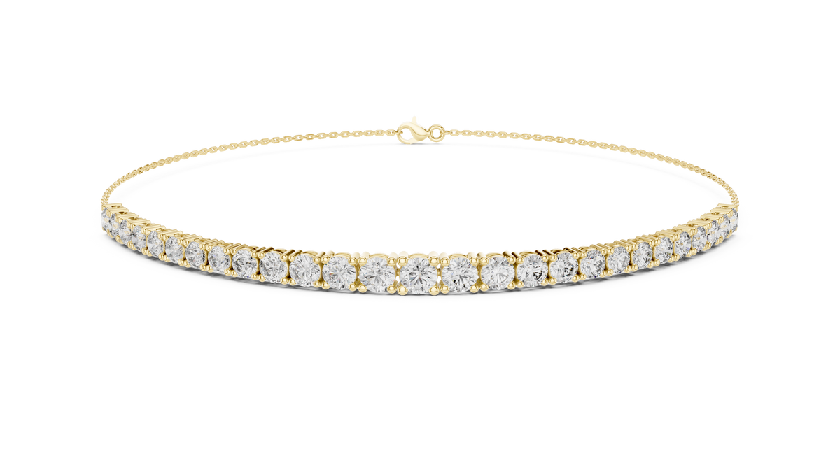 The Sylvaine — Round Tennis Lab-Grown Diamond Bracelet