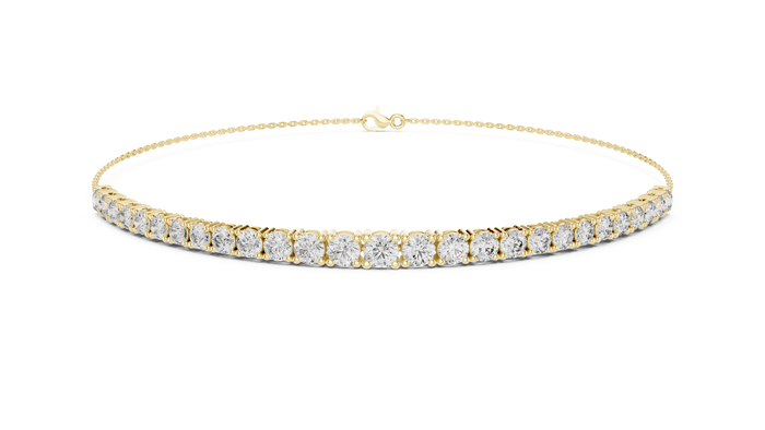 The Sylvaine — Round Tennis Lab-Grown Diamond Bracelet