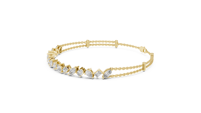 The Vivienne — Emerald Tennis Lab-Grown Diamond Bracelet