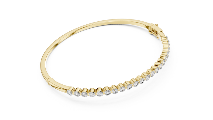 The Zélie — Round Tennis Lab-Grown Diamond Bracelet